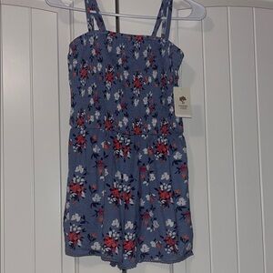 Tucker + Tate Blue Floral Romper